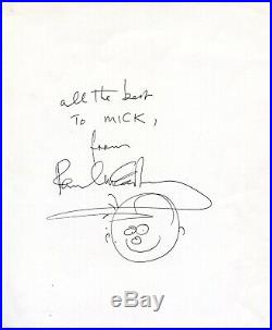 Autographe Dédicace ORIGINAL de PAUL McCARTNEY 1999 + Carton Expo Painting VIP