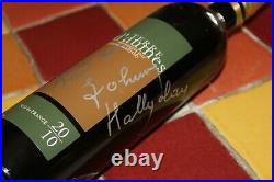 Autographe Johnny HALLYDAY Dédicace sur Bouteille Vin Hallyday (avec CERTIFICAT)
