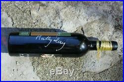 Autographe Johnny Hallyday Bouteille Vin HALLYDAY Dédicace Wine Johnny Hallyday