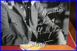Autographe Johnny Hallyday De Sa main Dédicace Johnny Hallyday idée Cadeau Noël
