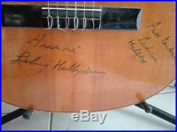 Autographe Johnny Hallyday & Laeticia Hallyday Sur Guitare Ultra Rare