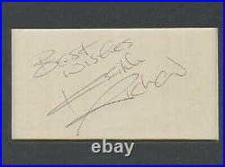 Autographe ORIGINAL Vintage signed du Musicien KEITH RICHARDS The ROLLING STONES