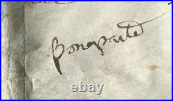 Autographes BONAPARTE Premier Consul 1798 Brevet Général de Brigade de A J ROBIN