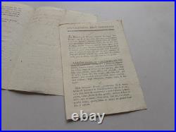 Avis de recherche Attentat de la rue Nicaise contre NAPOLEON. 1801