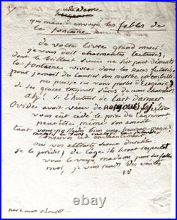 BACULARD D'ARNAUD (François de, 1718-1805). Ecrivain, brouillons et lettres