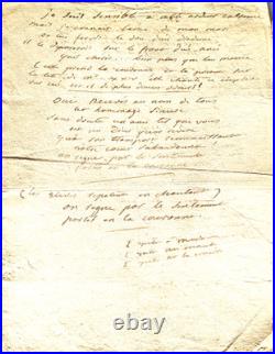 BACULARD D'ARNAUD (François de, 1718-1805). Ecrivain, brouillons et lettres
