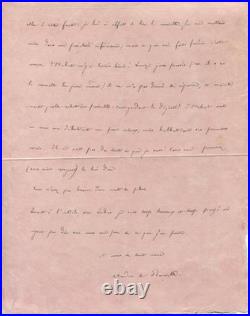 BANVILLE (Théodore Faullain de) 2 l. A. Signées, 1 à Catulle Mendès, 1 à Leroy