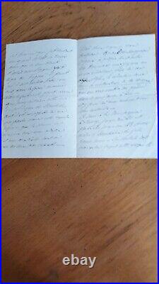 BARAIL Général Français lettre de 4 pages Crecy en Brie 11 Cct à G Calmette