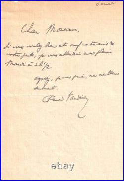 BAUDELAIRE et Sainte-Beuve Lettres autographes signées Vandérem Schuck