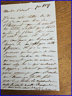 BONAPARTE Napoleon Louis 1804-1831 1 lettre Juin 1827 adressée à son avocat