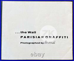 BRASSAÏ Photographe GRAFFITI Exhibition PENROSE London Catalogue 1958