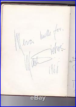 Beau livre d'or 1958/79 Beatles autographe dédicace signed Olympia 64 Paris