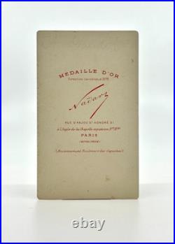 Beau portrait d'Alphonse Daudet par Nadar. 1891