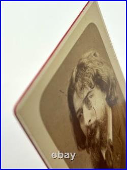 Beau portrait d'Alphonse Daudet par Nadar. 1891