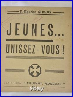 Brochure JEUNES. UNISSEZ-VOUS! U. P. J. F, 1941, Doriot PPF collaboration