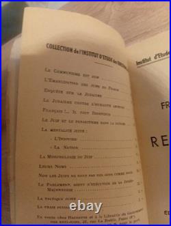 Brochure de propagande imprimée en français, avec couverture illustrée et texte