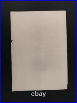 Brouillon d'une lettre à Napoléon III par le Général Préval sur l'Armée de Paris