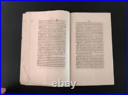 Brouillon d'une lettre à Napoléon III par le Général Préval sur l'Armée de Paris