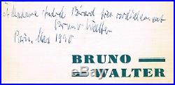 Bruno Walter Chef D'orchestre Compositeur Et Pianiste / Pleyel 1930