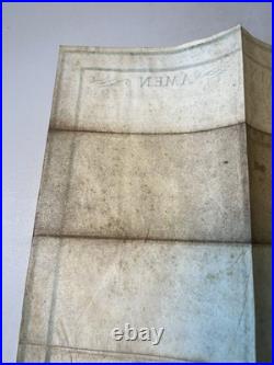 Bulle pontificale Manuscrite 1736 Clément Magnifiquement enluminée Liège Huy