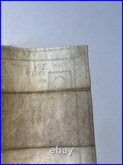 Bulle pontificale Manuscrite 1736 Clément Magnifiquement enluminée Liège Huy