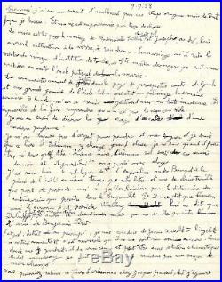 CHAISSAC Gaston (1910-1964), lettre autographe signée