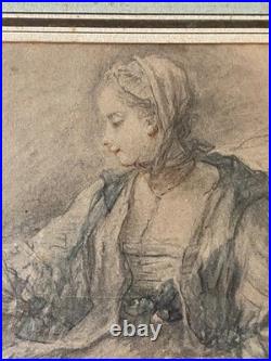 CHARDIN Litho Fait pour Mme de Pompadour Facsimilé de 1922 Tampon Albertina