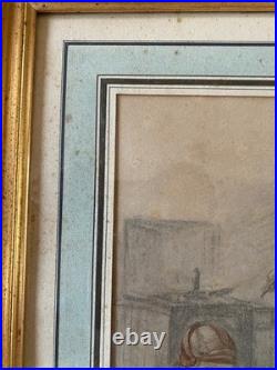 CHARDIN Litho Fait pour Mme de Pompadour Facsimilé de 1922 Tampon Albertina