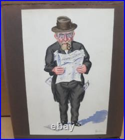 CHATELLERAULT rare album de 46 aquarelles militaires et personnalités vers 1930