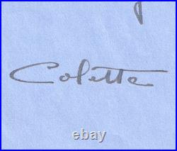 COLETTE Exquise lettre pleine de facéties et de gaieté