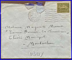 COLETTE. Lettre autographe de Colette à son amie Marguerite Moreno, 1918