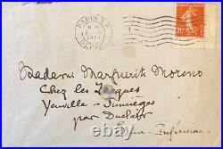 COLETTE. Lettre autographe signée, le 5 juin 1914 à Marguerite Moreno