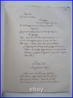 COPPEE François Le Rendez-vous Manuscrit autographe complet Signé 1872