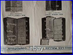 COSMOPOLIS Articles de voyage COMBE et CAMILLI Londres-Paris années 1920