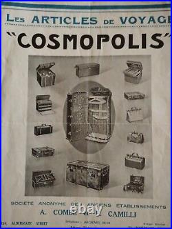 COSMOPOLIS Articles de voyage COMBE et CAMILLI Londres-Paris années 1920