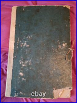 Cahier Livre Arithmetique Enluminure Ecrit A La Main 1816 Instituteur