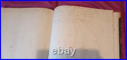 Cahier Livre Arithmetique Enluminure Ecrit A La Main 1816 Instituteur