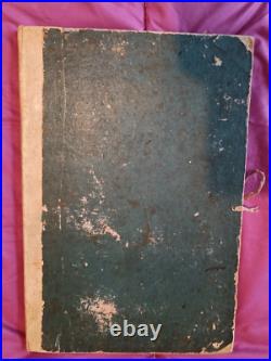 Cahier Livre Arithmetique Enluminure Ecrit A La Main 1816 Instituteur