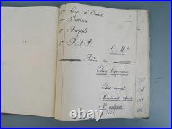 Cahier Manuscrit De Soldat 1936