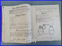 Cahier Manuscrit De Soldat 1936