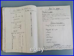 Cahier Manuscrit De Soldat 1936