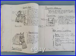 Cahier Manuscrit De Soldat 1936