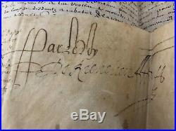 Cardinal De Richelieu / Document Signé Autographe / Louis XIII / 1617