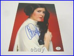 Carrie Fisher Star Wars signed autographed 8x10 Photo Certified Coa