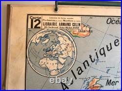 Carte Affiche scolaire Vidal Lablache n°12 Europe Physique