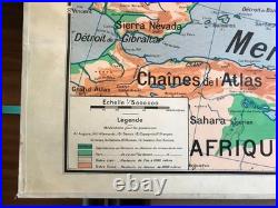 Carte Affiche scolaire Vidal Lablache n°12 Europe Physique