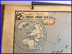 Carte Affiche scolaire Vidal Lablache n°12 Europe Physique