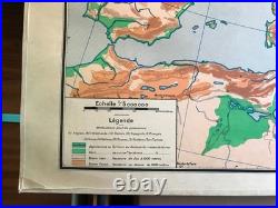 Carte Affiche scolaire Vidal Lablache n°12 Europe Physique