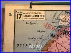 Carte Affiche scolaire Vidal Lablache n°17 Afrique Politique