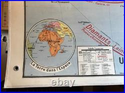 Carte Affiche scolaire Vidal Lablache n°17 Afrique Politique